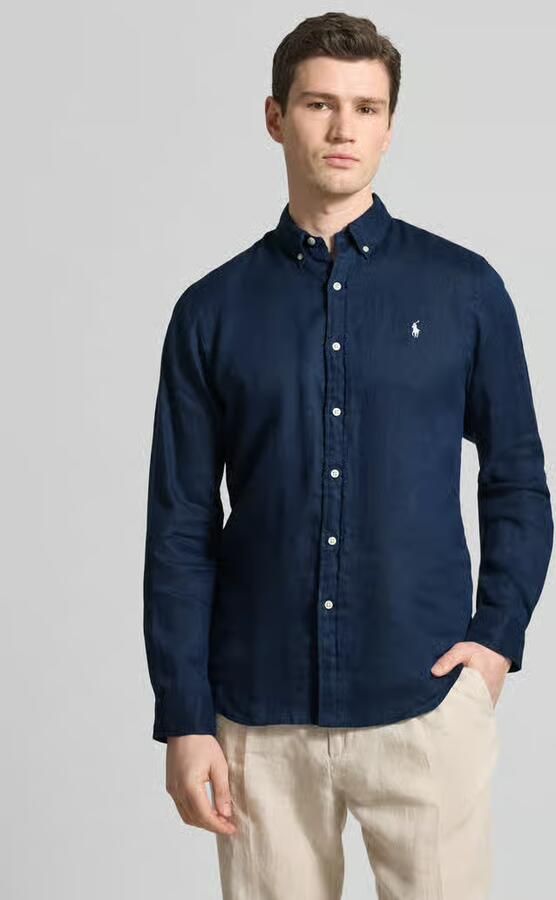 Polo Ralph Lauren Slim fit vrijetijdsoverhemd van puur linnen - Foto 2
