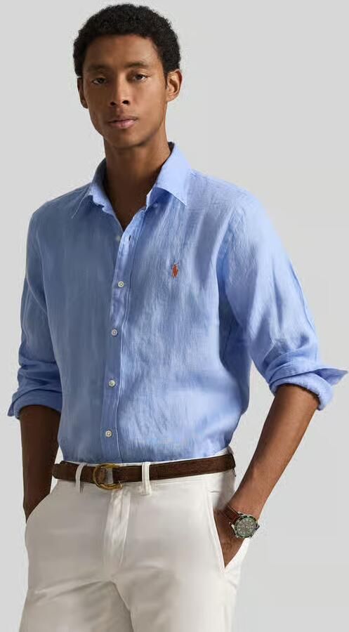 Polo Ralph Lauren Slim fit vrijetijdsoverhemd van puur linnen - Foto 4