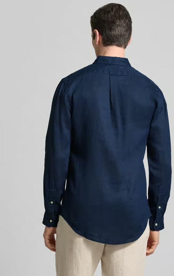 Polo Ralph Lauren Slim fit vrijetijdsoverhemd van puur linnen
