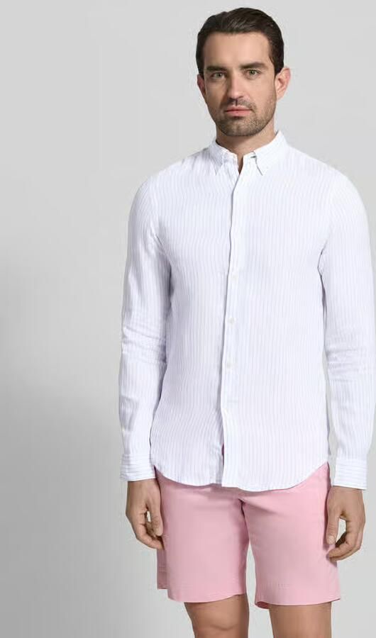 Polo Ralph Lauren Slim fit vrijetijdsoverhemd van puur linnen - Foto 4