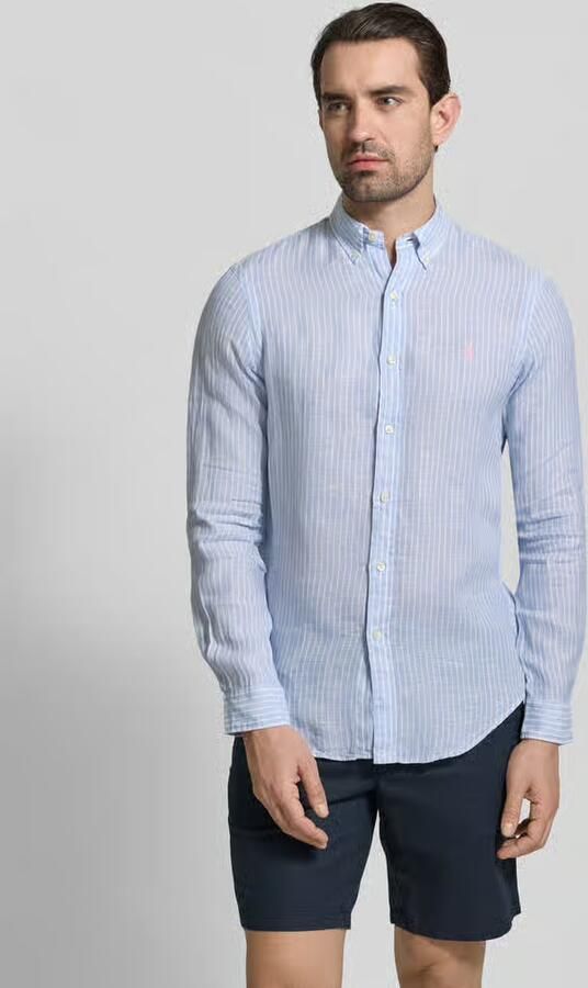 Polo Ralph Lauren Slim fit vrijetijdsoverhemd van puur linnen - Foto 4