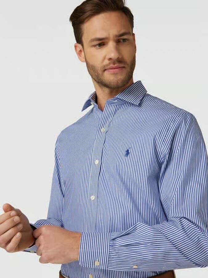 Polo Ralph Lauren Regular fit zakelijk overhemd met logostitching