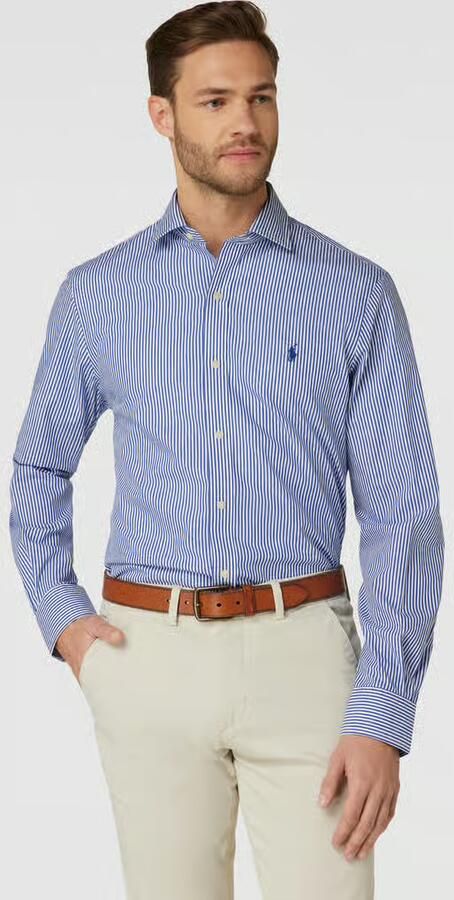Polo Ralph Lauren Regular fit zakelijk overhemd met logostitching - Foto 6