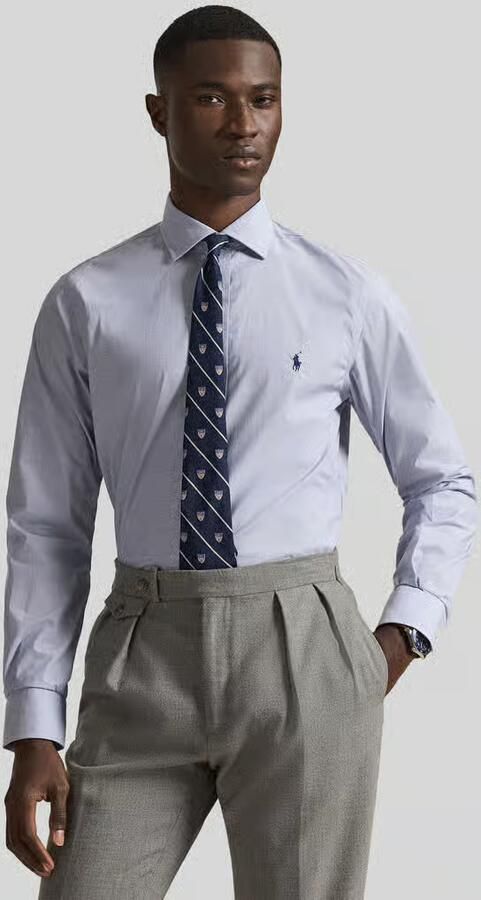 Polo Ralph Lauren Regular fit zakelijk overhemd met logostitching - Foto 7