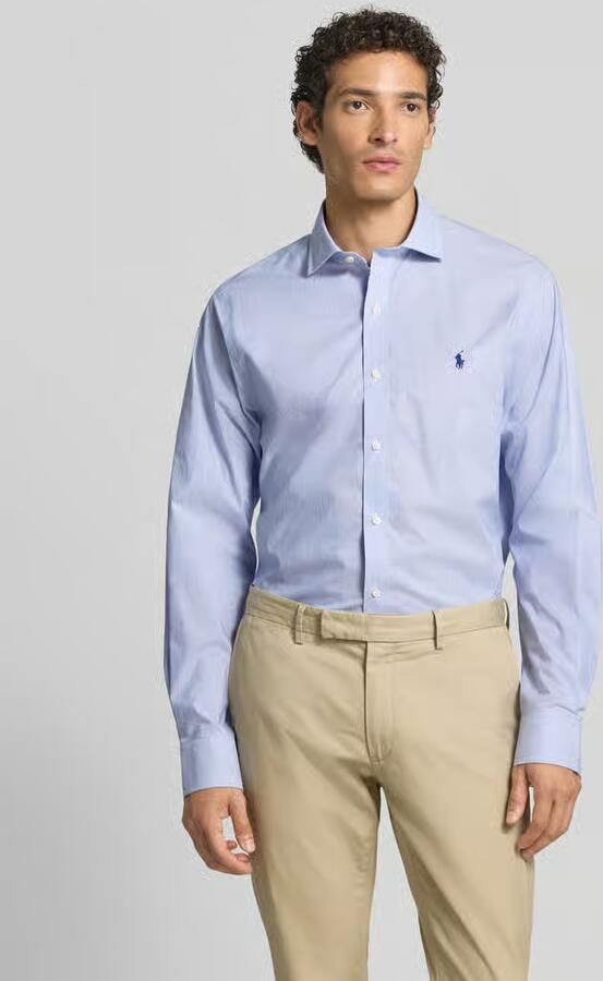 Polo Ralph Lauren Regular fit zakelijk overhemd met logostitching - Foto 2
