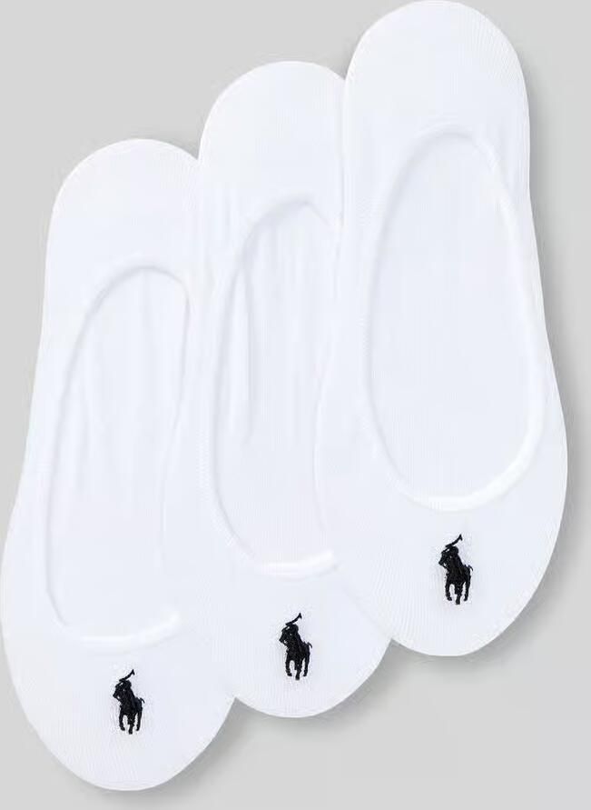 Polo Ralph Lauren Sneakersokken van katoenmix in een set van 3 paar