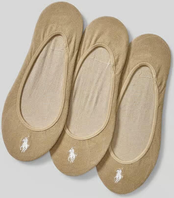 Polo Ralph Lauren Sneakersokken van katoenmix in een set van 3 paar