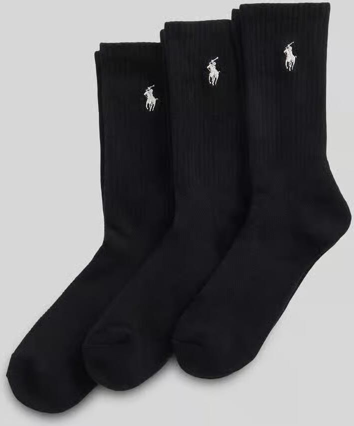 Polo Ralph Lauren Sokken met logostitching in een set van 3 paar