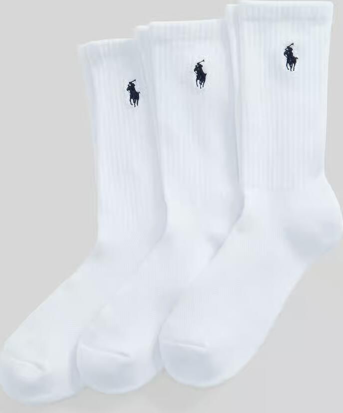 Polo Ralph Lauren Sokken met logostitching in een set van 3 paar