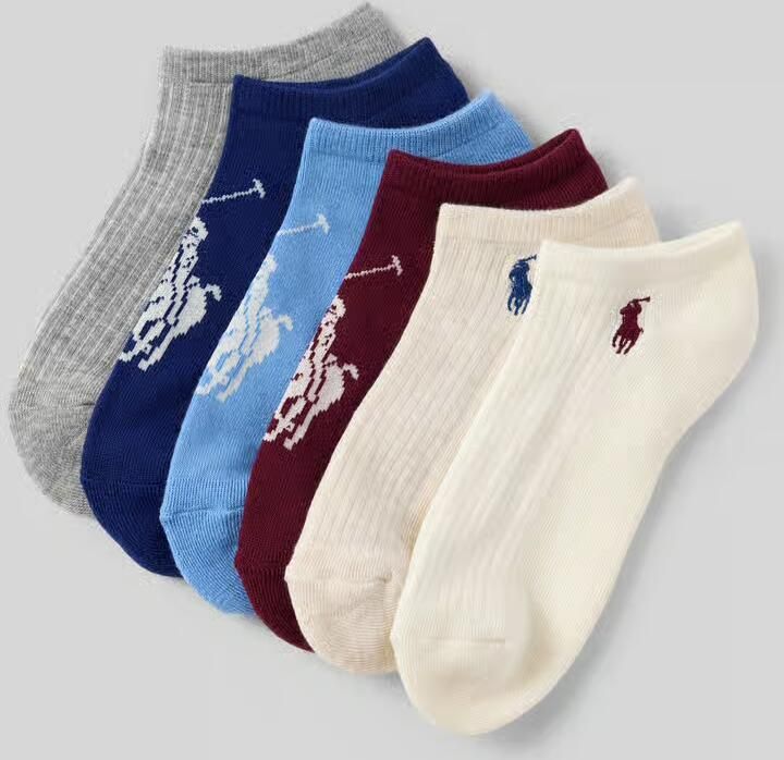 Polo Ralph Lauren Sokken met voetboogondersteuning in set van 6
