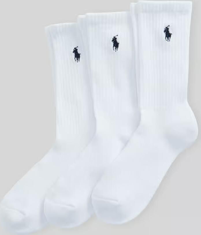 Polo Ralph Lauren Sokken met logostitching in een set van 3 paar