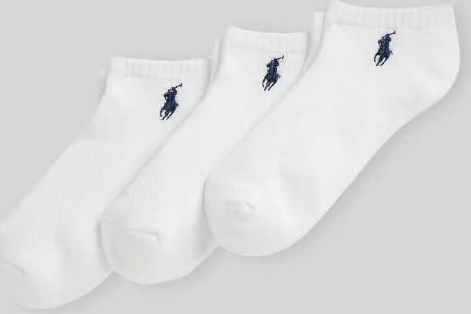 Polo Ralph Lauren Sneakersokken met labeldetail in een set van 3 paar - Foto 2