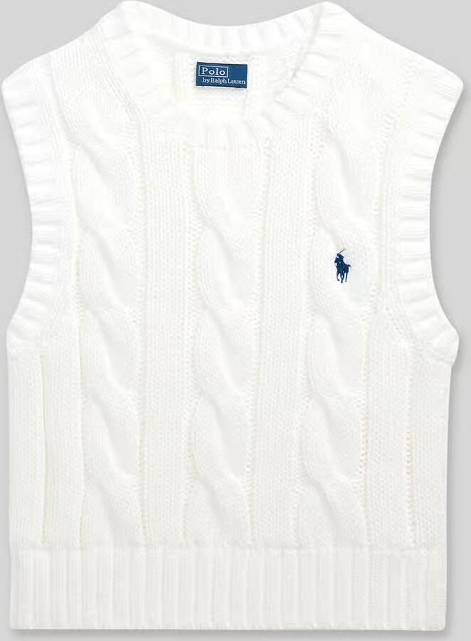 Ralph Lauren Gebreide katoenen top White Dames - Foto 2