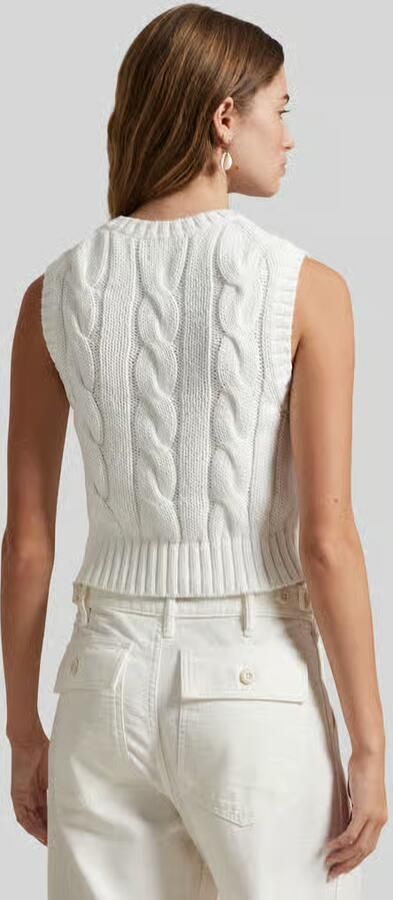 Ralph Lauren Gebreide katoenen top White Dames - Foto 7
