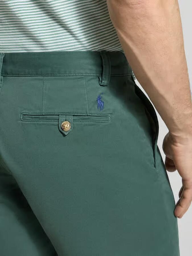Polo Ralph Lauren Straight fit chino-shorts van Katoenmix