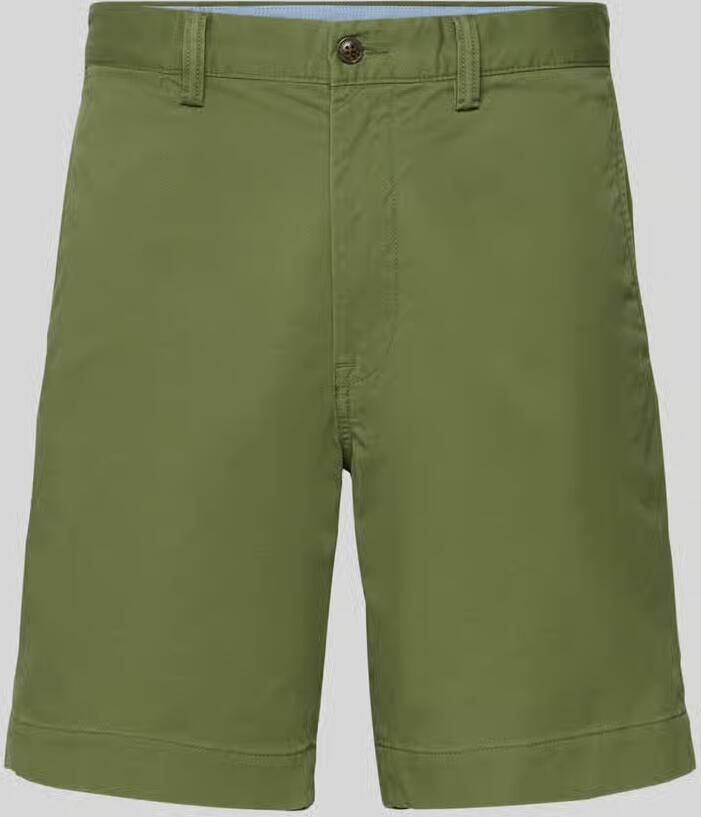 Ralph Lauren Stretch Chino Shorts met Logo Borduursel Green Heren - Foto 3