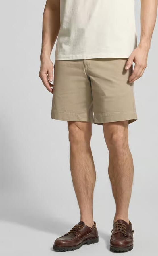 Polo Ralph Lauren Stretch straight fit korte broek met riemlussen model 'BEDFORD' - Foto 16