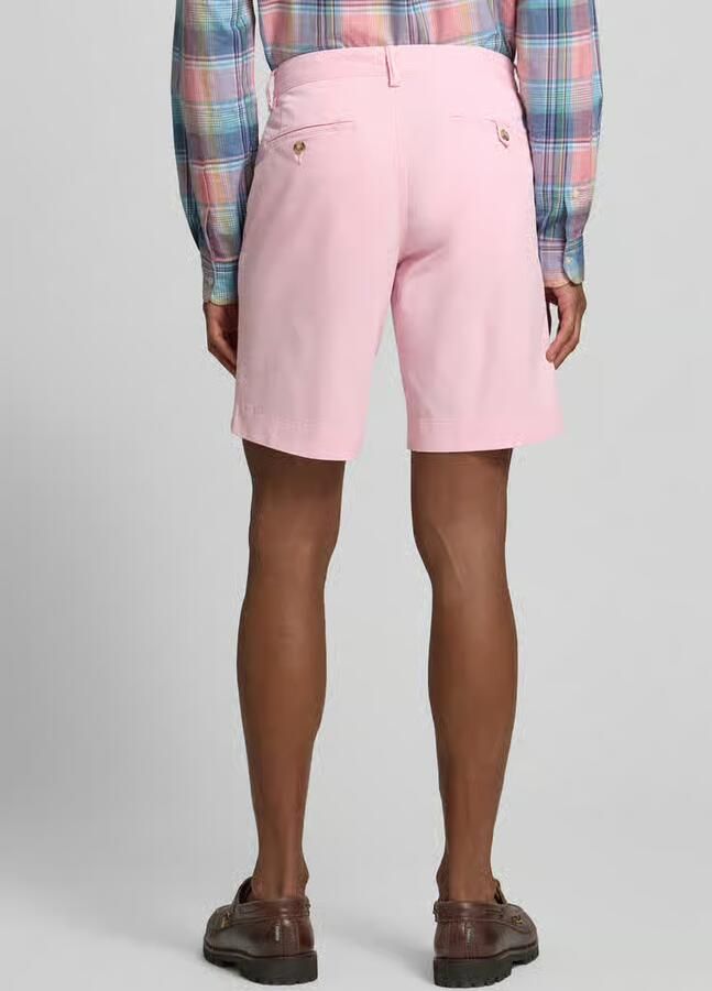 Polo Ralph Lauren Stretch straight fit korte broek met riemlussen model 'BEDFORD' - Foto 4