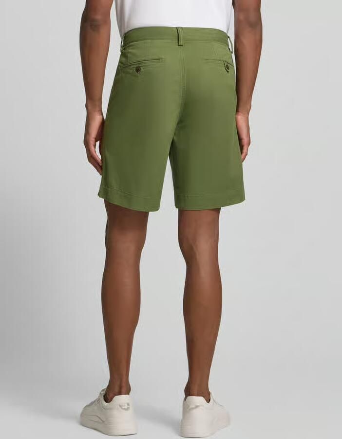 Ralph Lauren Stretch Chino Shorts met Logo Borduursel Green Heren - Foto 3