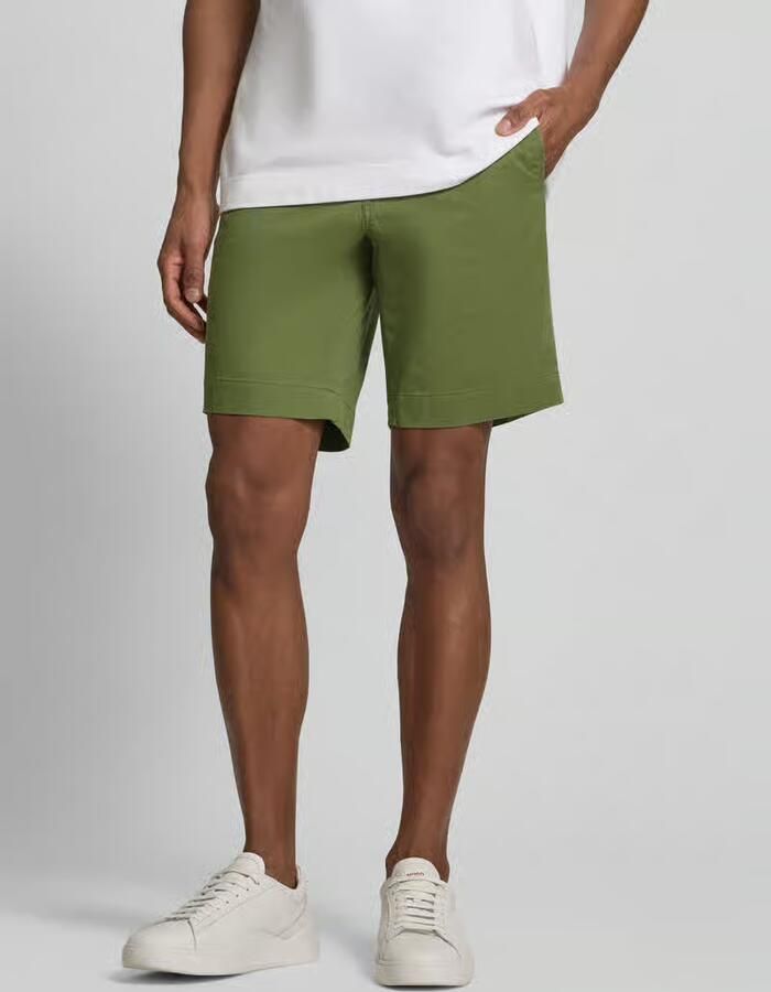 Ralph Lauren Stretch Chino Shorts met Logo Borduursel Green Heren - Foto 4