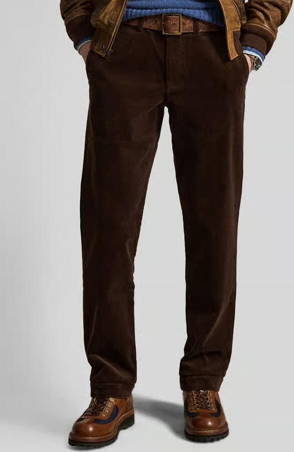 Polo Ralph Lauren straight fit corduroy broek van katoenmix - Foto 3