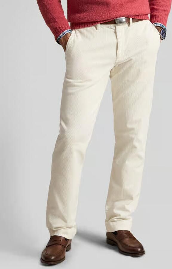 Polo Ralph Lauren straight fit corduroy broek van katoenmix - Foto 3