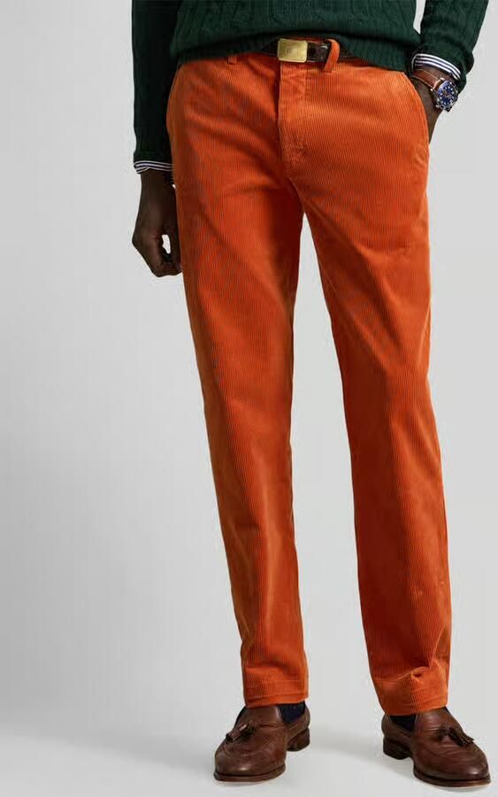 Polo Ralph Lauren straight fit corduroy broek van katoenmix - Foto 3