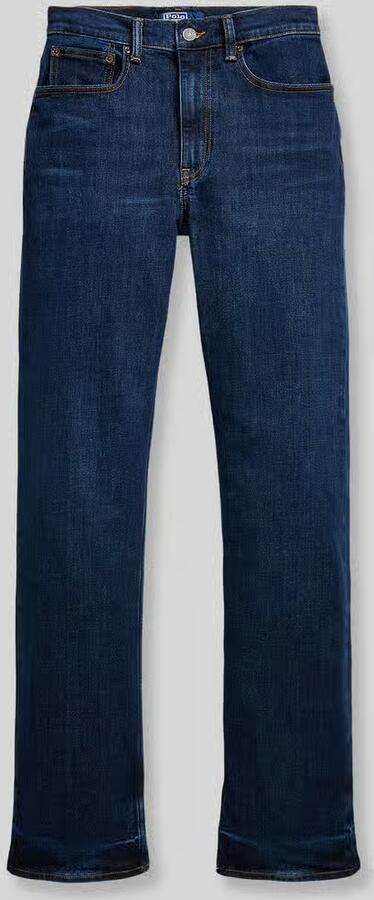 Polo Ralph Lauren straight fit jeans van katoenmix in 5-pocketmodel - Foto 2