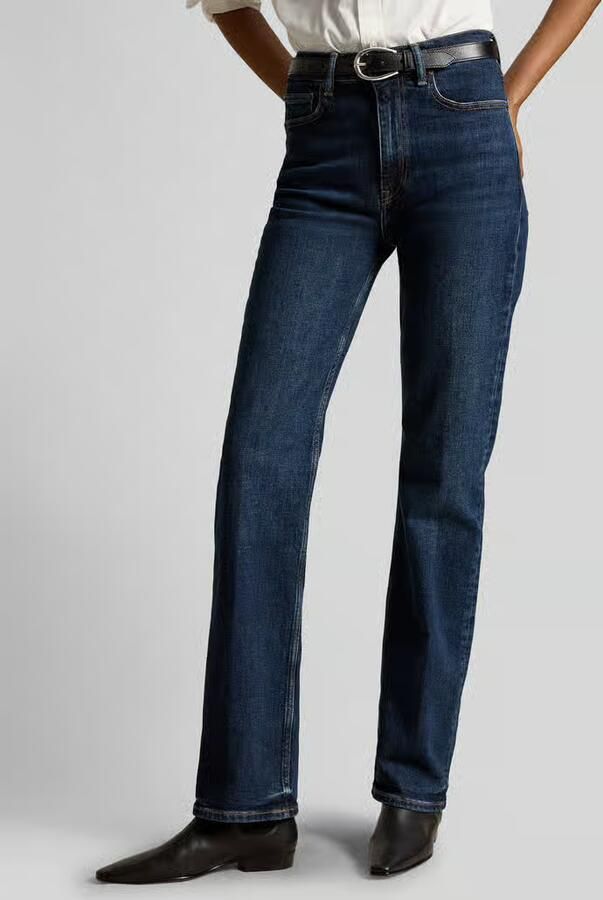 Polo Ralph Lauren straight fit jeans van katoenmix in 5-pocketmodel - Foto 2