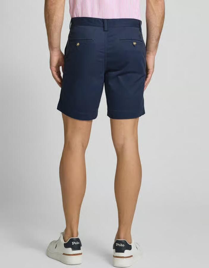 Polo Ralph Lauren Donkerblauwe Katoenen Shorts Regular Fit Blue Heren - Foto 2
