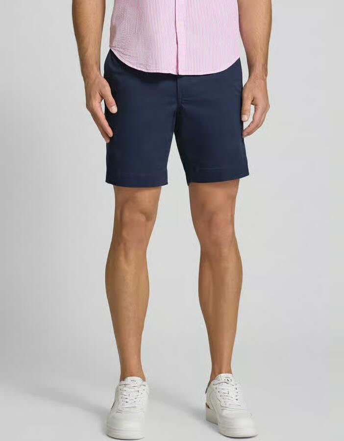 Polo Ralph Lauren Donkerblauwe Katoenen Shorts Regular Fit Blue Heren - Foto 3