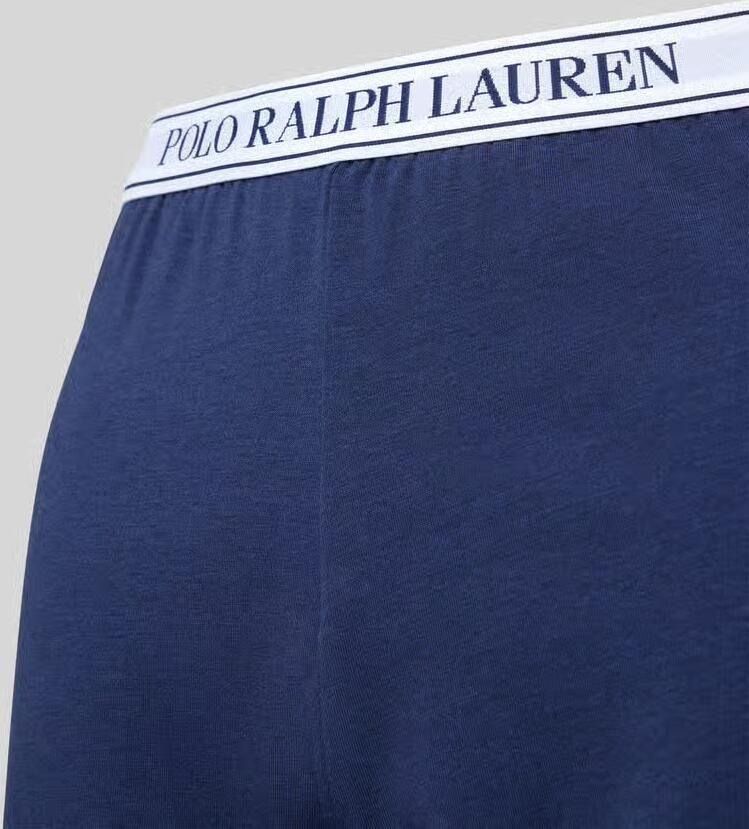 Polo Ralph Lauren Straight leg pyjamabroek met elastische band met label - Foto 2