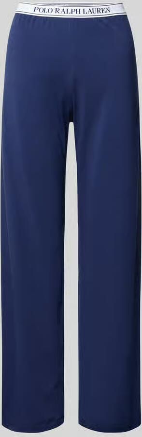 Polo Ralph Lauren Straight leg pyjamabroek met elastische band met label
