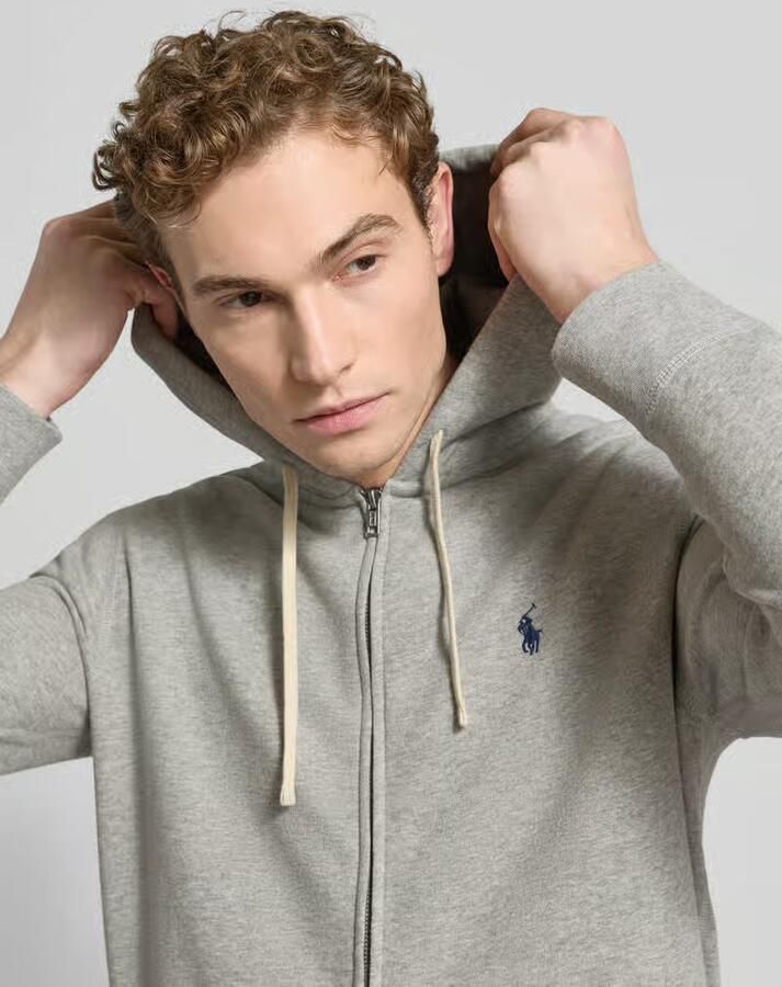 Polo Ralph Lauren LSFZHOODM6-Long Sleeve-Knit Men Hoodies & Sweaters grijs Maat XXL Kleding - Foto 4