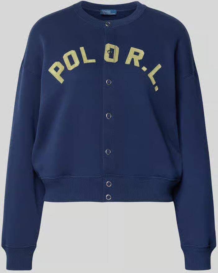 Polo Ralph Lauren Sweatjack met Labelprint en Knoopsluiting - Foto 2