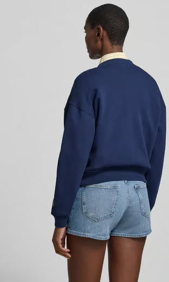 Polo Ralph Lauren Sweatjack met Labelprint en Knoopsluiting