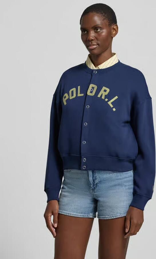 Polo Ralph Lauren Sweatjack met Labelprint en Knoopsluiting - Foto 4