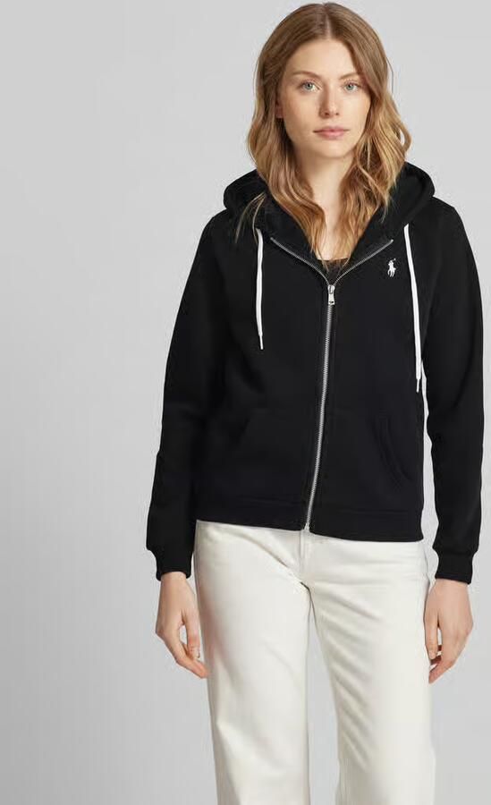 Polo Ralph Lauren Zwarte Trui met Capuchon en Rits Black Dames - Foto 3