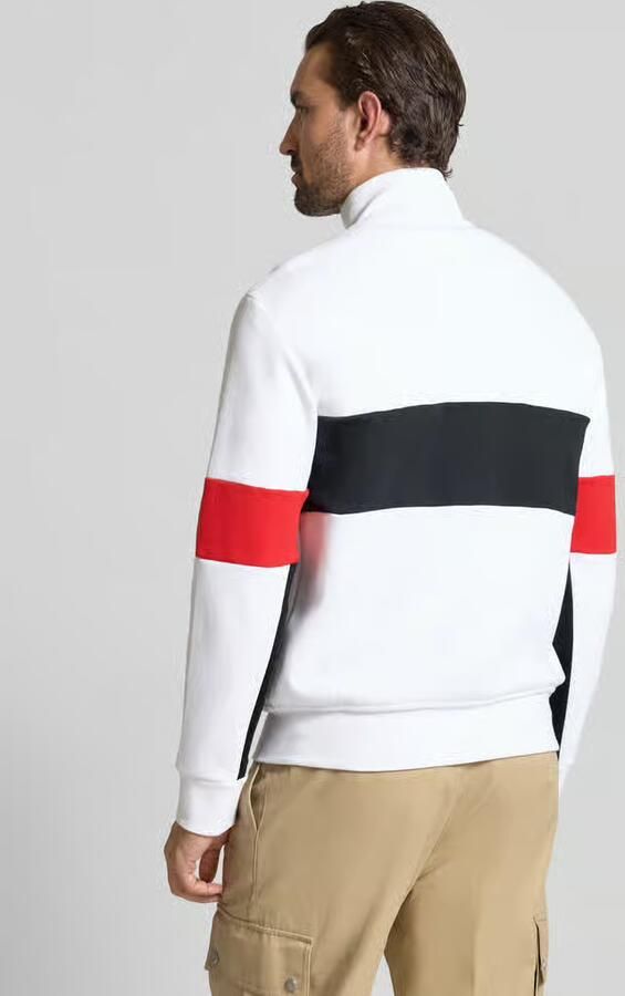 Polo Ralph Lauren Sweatjack met opstaande kraag en ritszakken