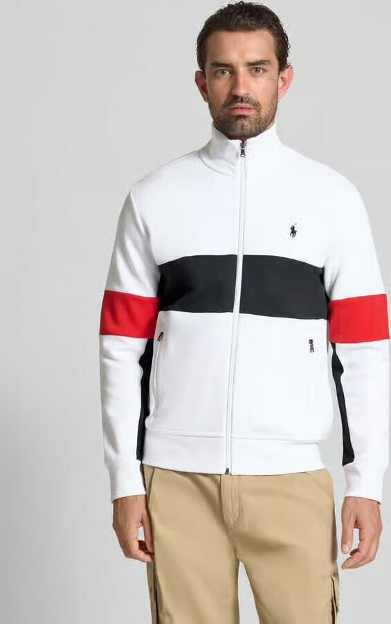 Polo Ralph Lauren Sweatjack met opstaande kraag en ritszakken - Foto 2