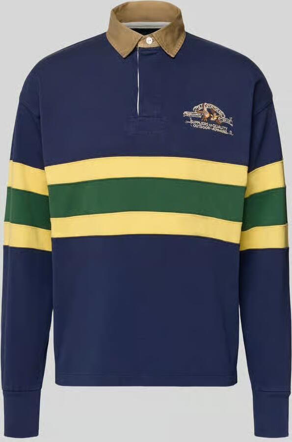 Polo Ralph Lauren Sweatshirt met geribde mouwboorden