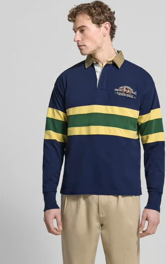 Polo Ralph Lauren Sweatshirt met geribde mouwboorden