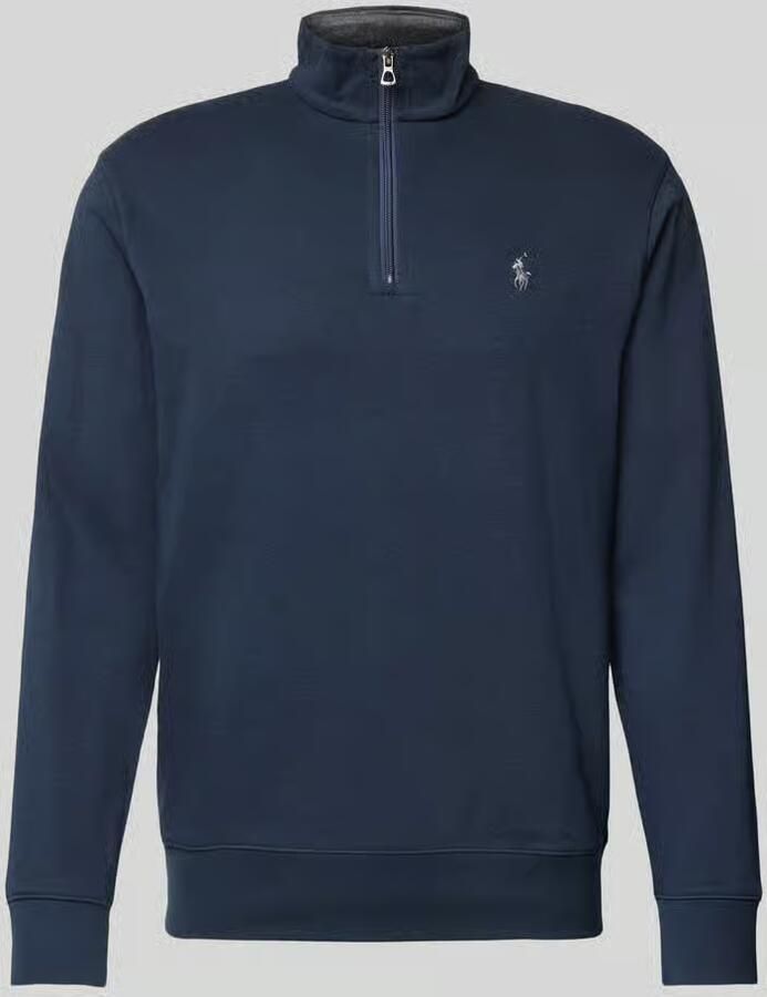 Ralph Lauren Donkerblauwe Half Zip Sweater Blue Heren
