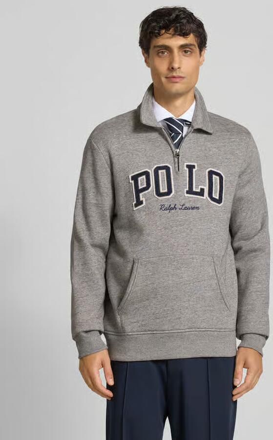 Polo Ralph Lauren Long Sleeve-Sweatshirt Men Kleding grijs Maat XL - Foto 5