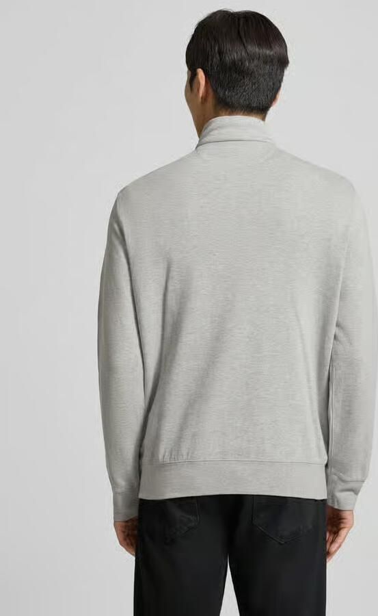 Polo Ralph Lauren Grijze Luxe Jersey Quarter-Zip Pullover Gray Heren - Foto 2
