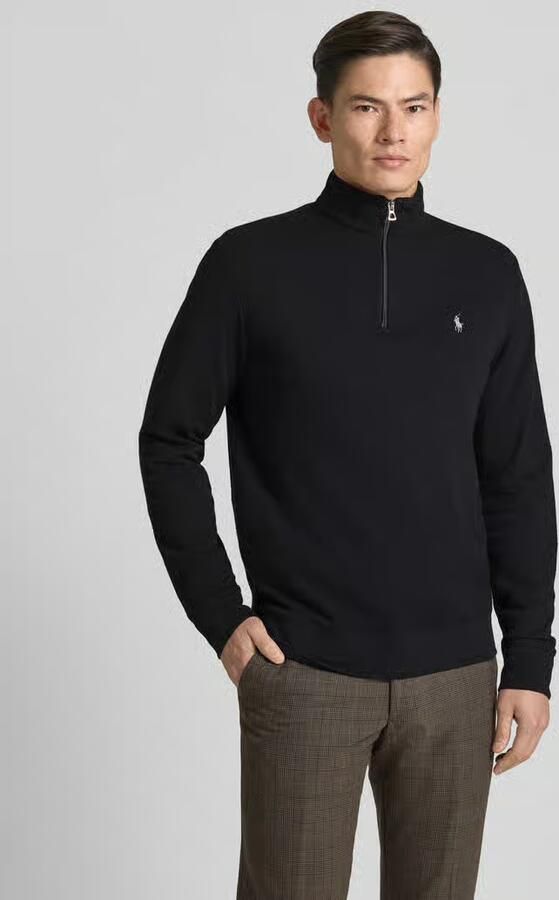 Polo Ralph Lauren Zwarte sweatshirt met lange mouwen en halve rits Black Heren - Foto 7