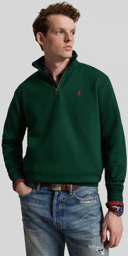 Polo Ralph Lauren Sweaters SWEAT 1 2 ZIP DETAIL INTERIEUR TARTAN - Foto 3