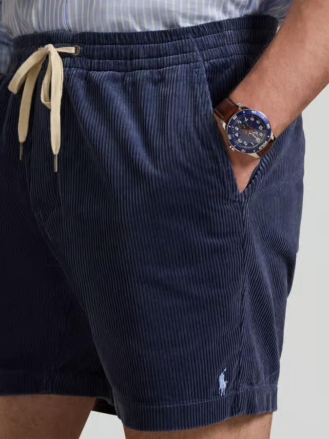 Polo Ralph Lauren Korte Broek SHORT PREPSTER COTELE AVEC CORDON DE SERAGE