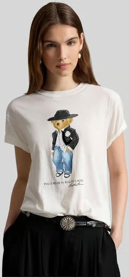 Polo Ralph Lauren T-shirt met beermotief - Foto 2