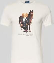 Polo Ralph Lauren T-shirt met labelprint en ronde hals